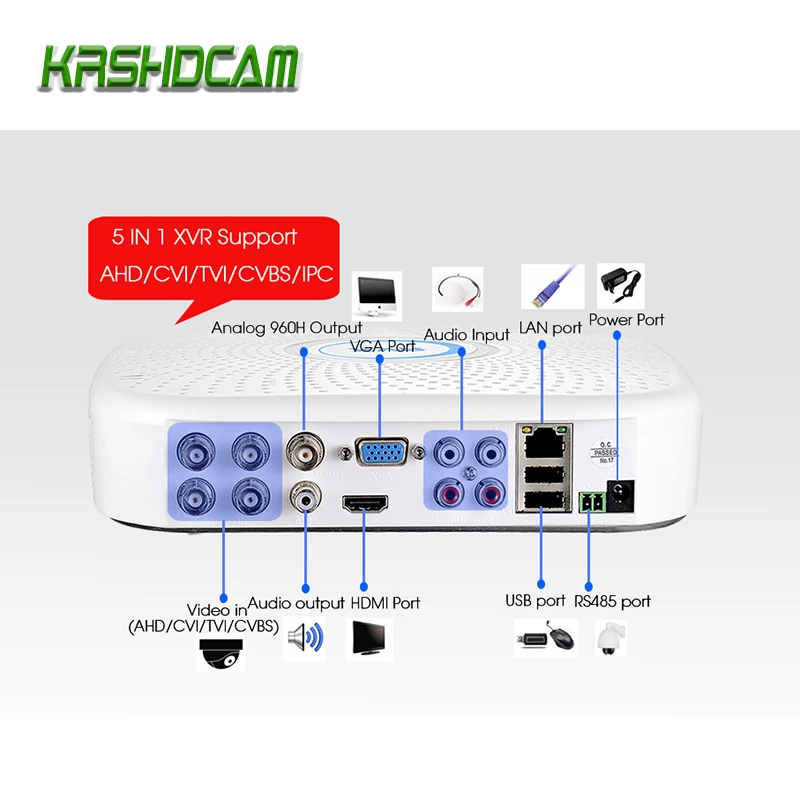 KRSHDCAM 4CH AHD видеонаблюдения DVR Системы 4 шт. 3000TVL 1080 P SONY CCTV Камера домашние дома