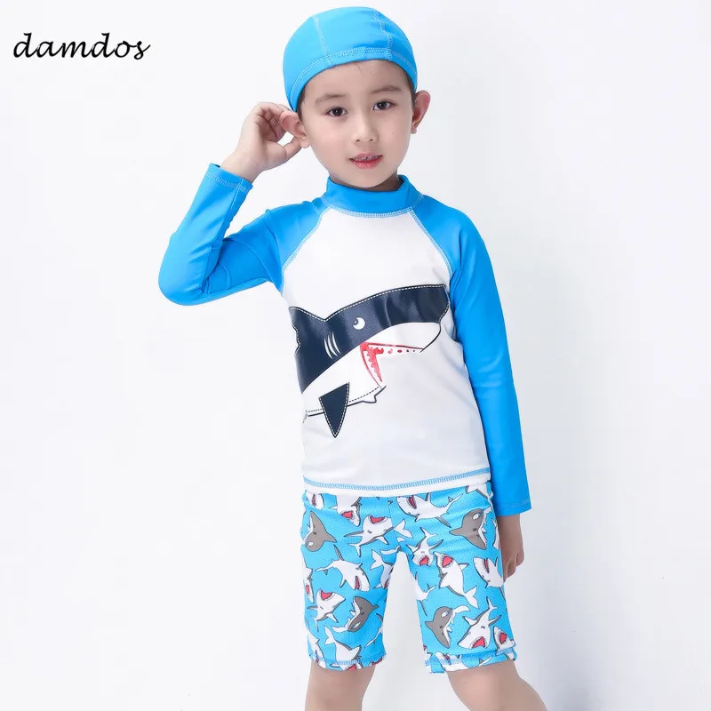 Бикини 2019 детский купальник для мальчиков детская одежда плавания с УФ защитой