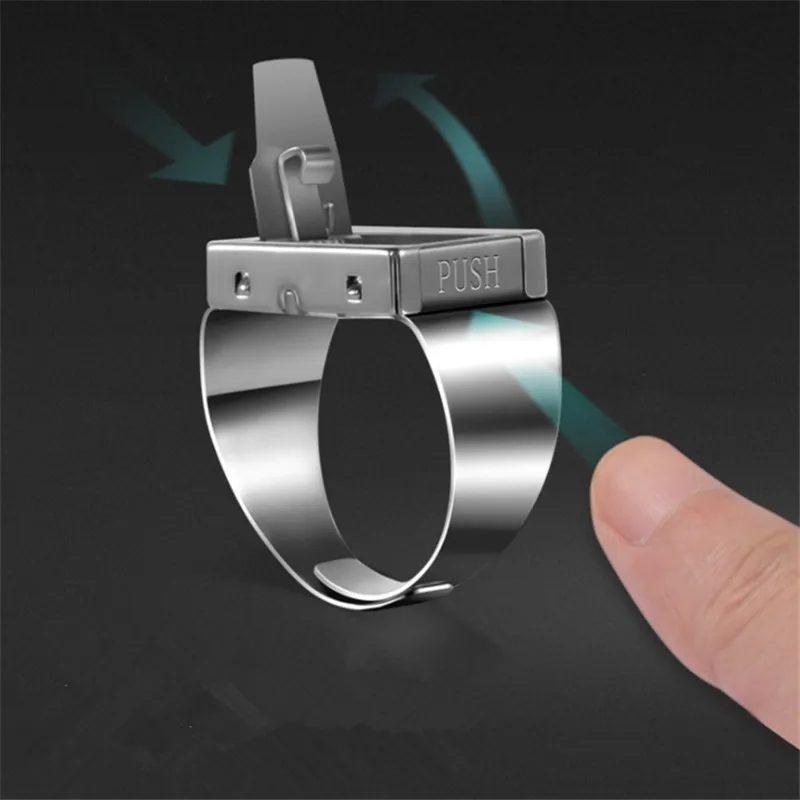 silver Кольцо для самозащиты, женское, для самозащиты, для улицы, анти-харасс, для мужчин, t, для мужчин, Мульти-инструмент, кольцо для мужчин, игрушка - Цвет: silver