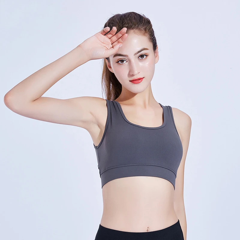 2018 Push Up Sport Bra for Women Sexy Yoga Tops Gym Workout Shockproof Underwear Running Tights Sportswear | Спорт и развлечения
