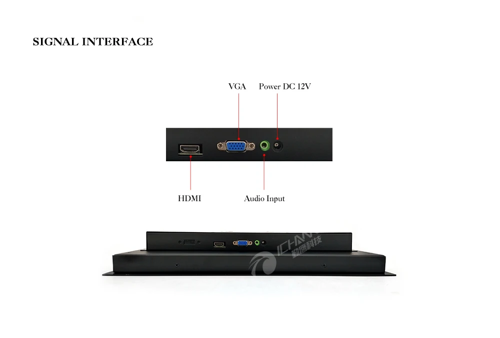 ZQ150TN-58C/1" дюймов 1024x768 HDMI VGA встроенный мощность на загрузке Высокая чувствительность промышленное оборудование для монитора ЖК-экран дисплей
