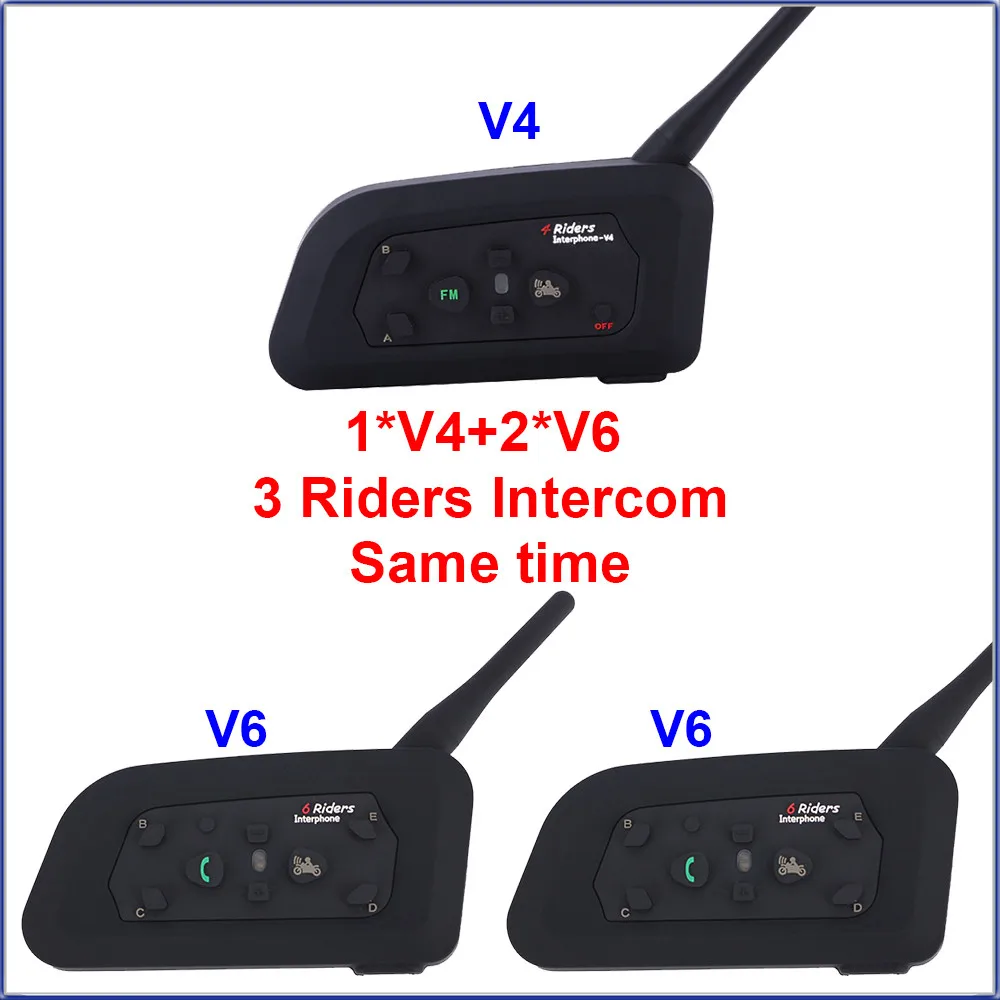 Bluetooth гарнитура для мотоциклетного шлема 1 шт. V4 + 2 шт.|headset bass|headset itouchheadset 7.1 |
