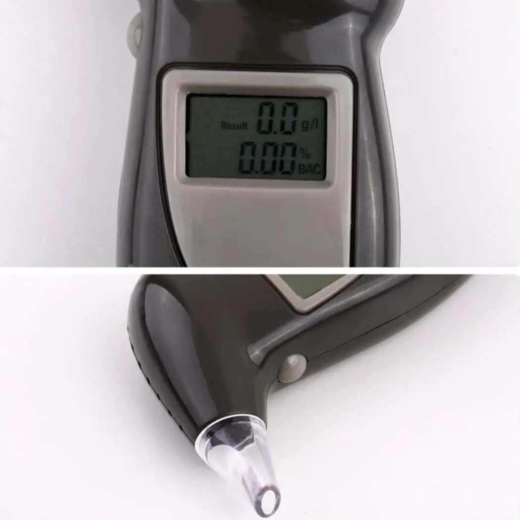 Digital Alcohol Breath Tester Analyzer Detector With Black Gray Keychain 0.01% BAC(0.1g/l) | Автомобили и мотоциклы