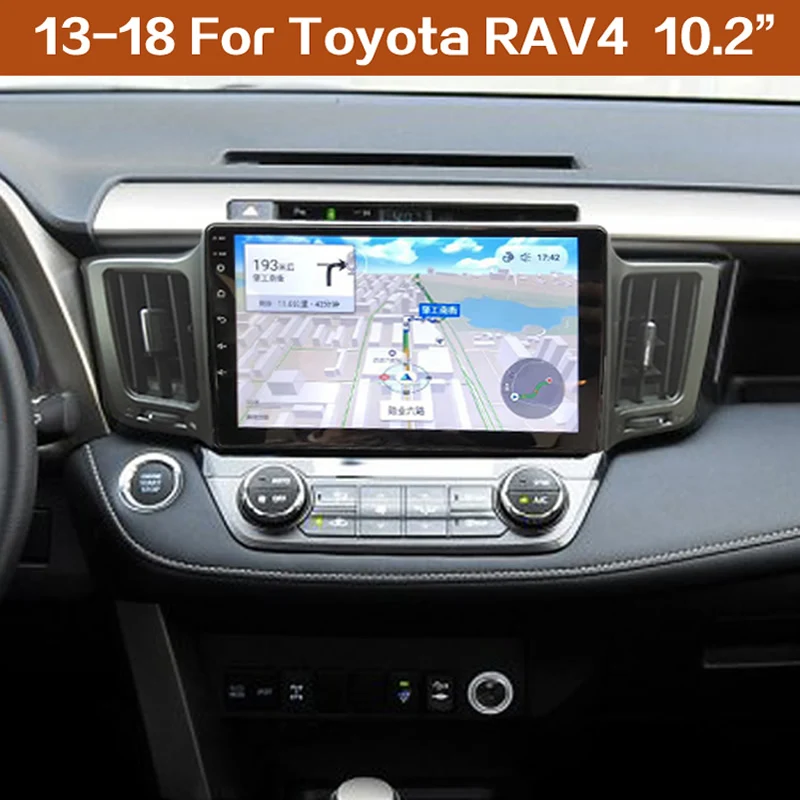 Автомобильный мультимедийный плеер FEELDO 10 дюймов Android 8 1 GPS Navi для toyota RAV4 2013 2019 с