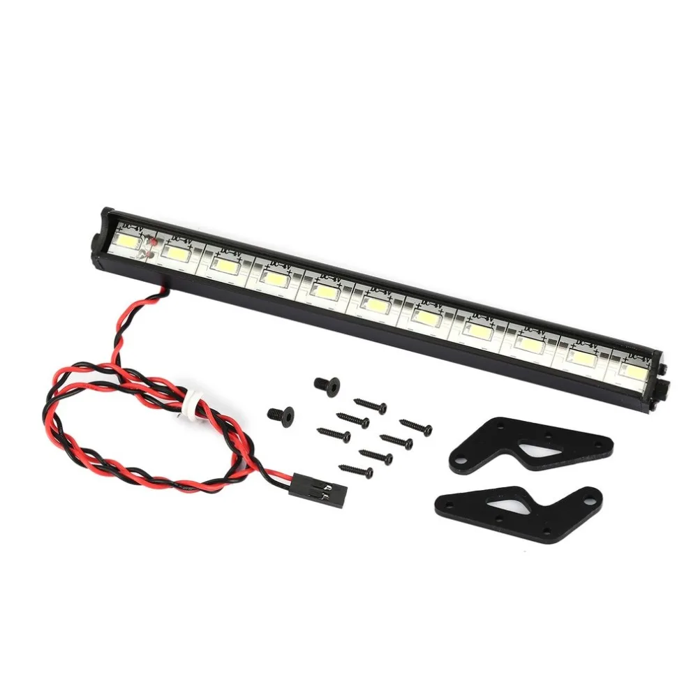 Металлическая крыша свет бар светодиодная лампа для 1/10 RC альпинистская модель