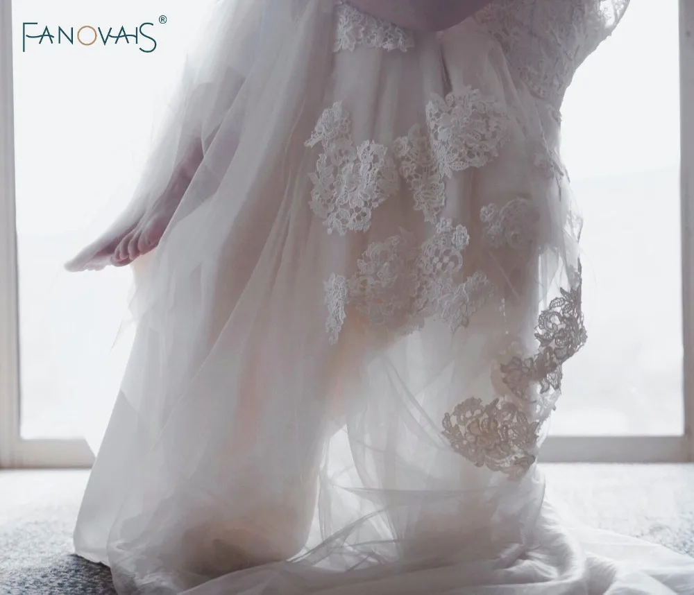 Винтажное кружевное свадебное платье Boho robe de mariee gelinlik, Пляжное кружевное свадебное платье es размера плюс, vestido de noiva de renda