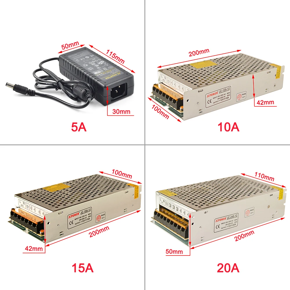 Набор светодиодных лент DC12V SMD 5050 RGB RGBW диодный Водонепроницаемый светодиодный Скотч+ пульт дистанционного управления+ блок питания гибкий светильник 20 м 5 м