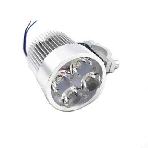 Хромированная светодиодная противотумансветильник 12 В для мотоцикла велосипеда