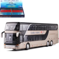 double decker bus zinc alloy metal play vehicle model toy collection