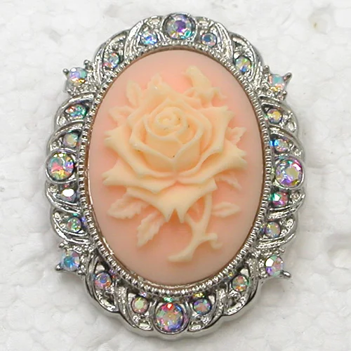 Роза камео булавка броши C2007|pin brooch|cameo pinscameo brooch |