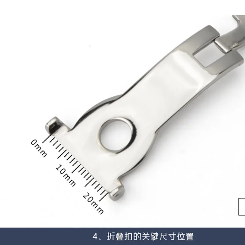 Новый высококачественный модный кожаный ремешок Пряжка Складная пряжка 18 мм 20