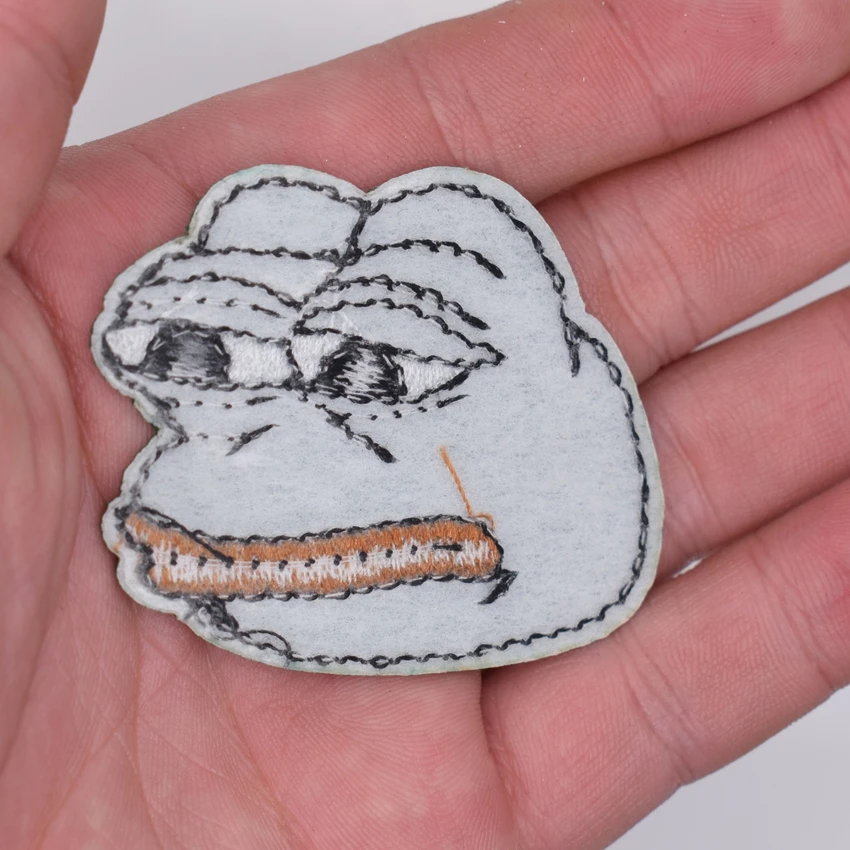 Бесплатная доставка 2 шт. Мультяшные патчи с изображением животных лягушек