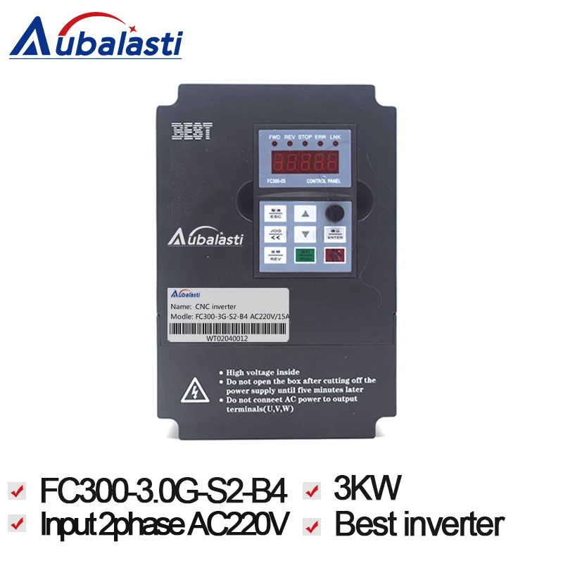3kw инвертор шпинделя 220 В однофазный FC300 3.0G S2 B4 300 Гц|Инверторы и конвертеры| |