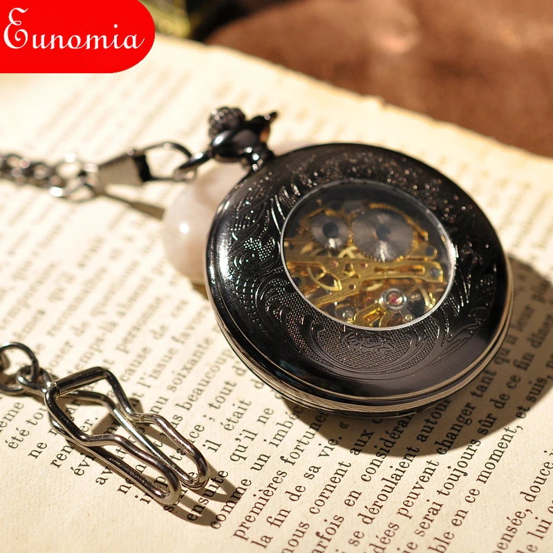 Круглые каркасные карманные часы в стиле стимпанк винтажные новый дизайн