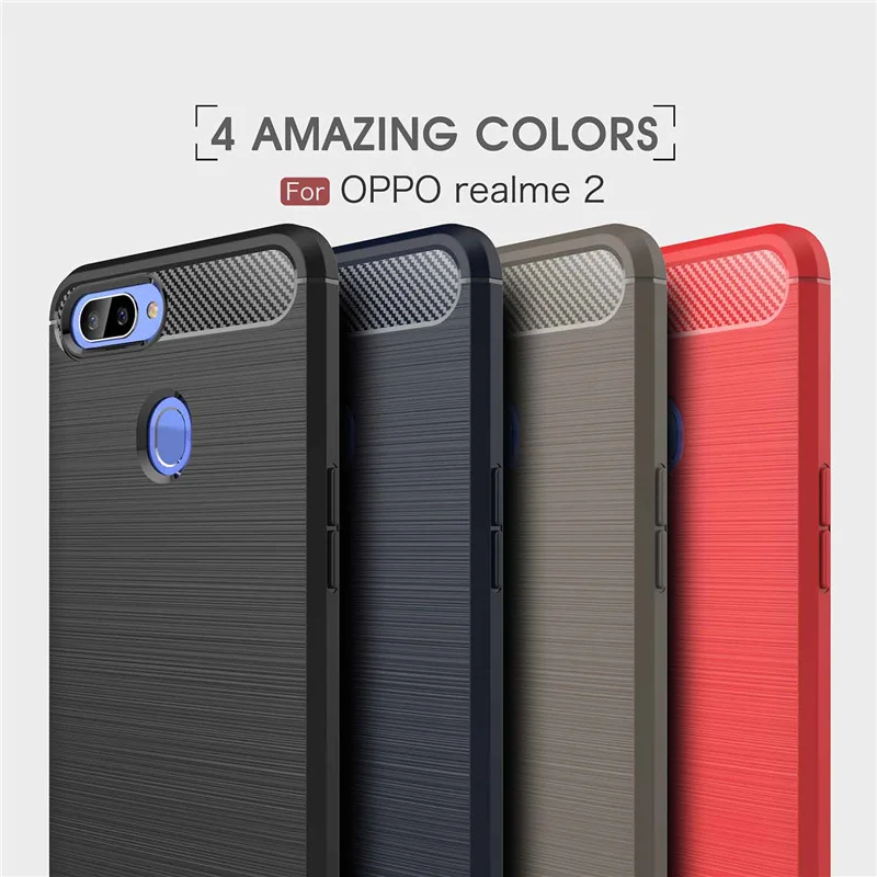 Realme Case Oppo 2 Cover Shockpfoor Armor Rubber Phone For OPPO Silicone Shell Fundas |