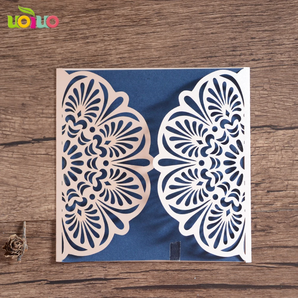 10 компл./лот Бесплатная доставка Королевская Синяя Лента лазерная резка бумажная