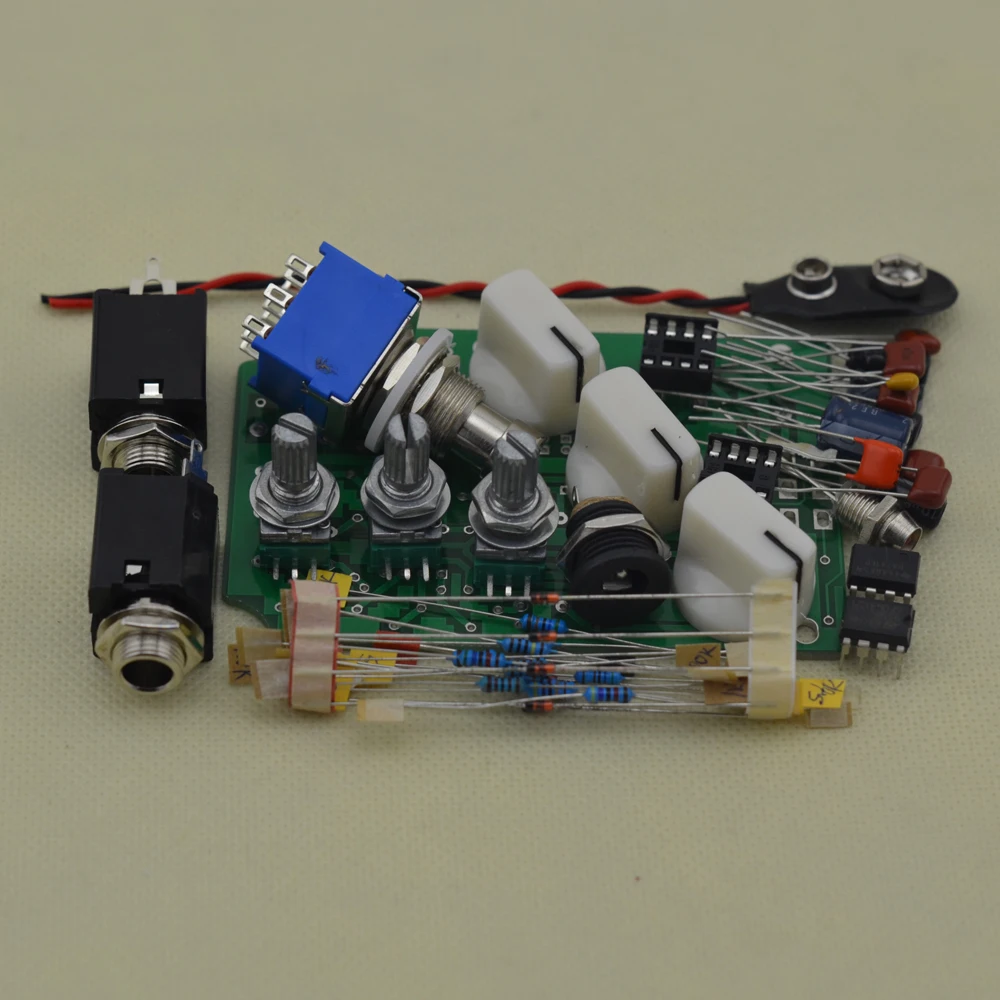 Фото Новая педаль эффектов для гитары DIY Fuzz, все комплекты с 1590B True Bypass, бесплатная доставка №5