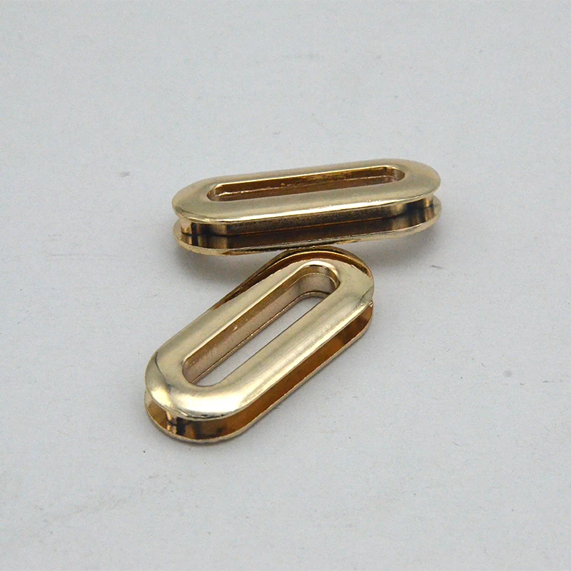 

1.25 inch ( 3.2cm inner size) Light Gold zinc alloy Oval Eyelet Grommets