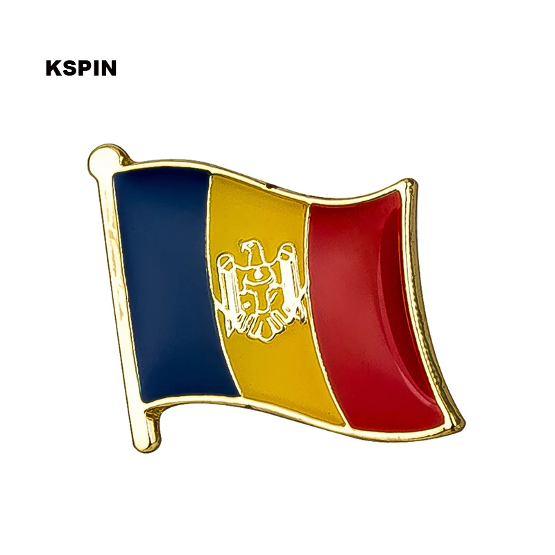 Флаг Молдовы контактный штырь отворотом значок брошь значок 1 шт. KS-0130