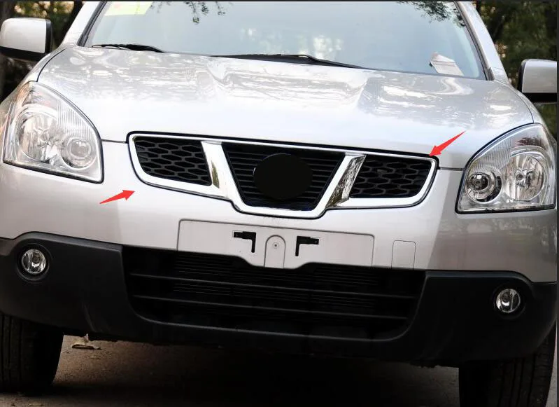 Передняя решетка из АБС пластика подходит для NISSAN Qashqai 2008 12|racing grill|front grillgrill front |