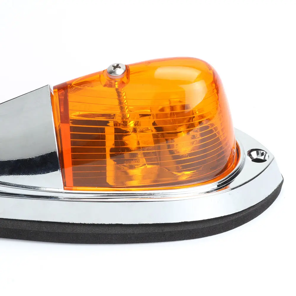 KEYECU 5X полуприцеп для грузовика хромированная основа желтая линза верхняя крыша