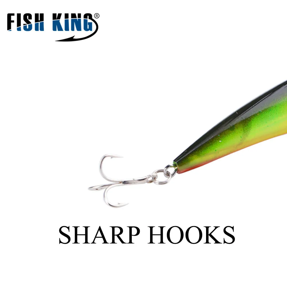 FISHKING 13 г 11 см 1 шт. гольян приманка для морской рыбалки снасти рыбалка комплект