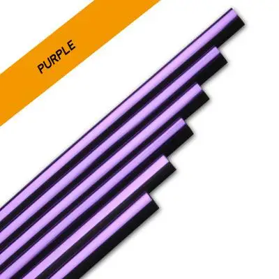 10 x Purple Автомобильный интерьер кондиционер на выходе вентиляционная решетка хромированная Декоративная полоса для Renault Koleos Megane Scenic Fluence Laguna Velsatis - Название цвета: 10 x Purple