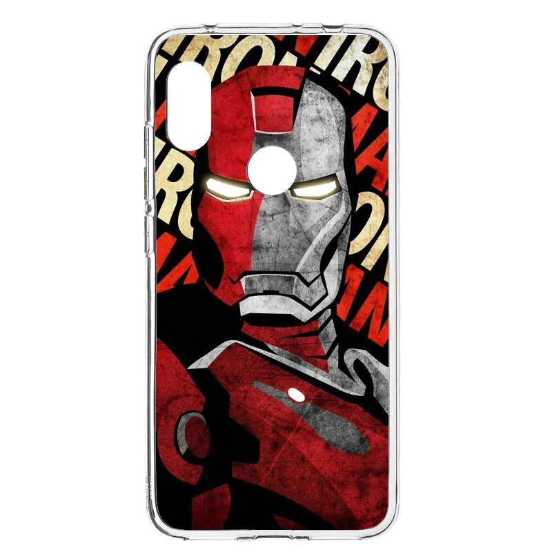 TPU Char mi ng с принтами "Marvel", "Мстители", Капитан Америка фильма «Дэдпул»; рубашки идеальный чехол для Xiaomi mi 9 тред mi NOTE5A NOTE5 Pro Red mi NOTE5 крепление для спортивной камеры Xiao mi 8 SE - Цвет: TPU