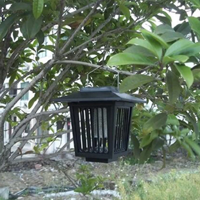 Solar Mosquito Killer Lamp LED UV Outdoor Garden Lawn Light Insect Pest Bug Zapper | Лампы и освещение