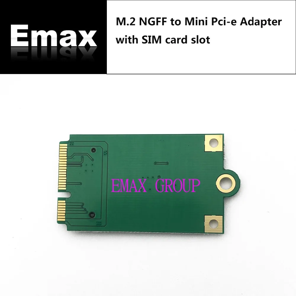 M.2 NGFF к Mini Pci e адаптер с слотом для SIM карты Pcie карта передачи WLAN модем радио