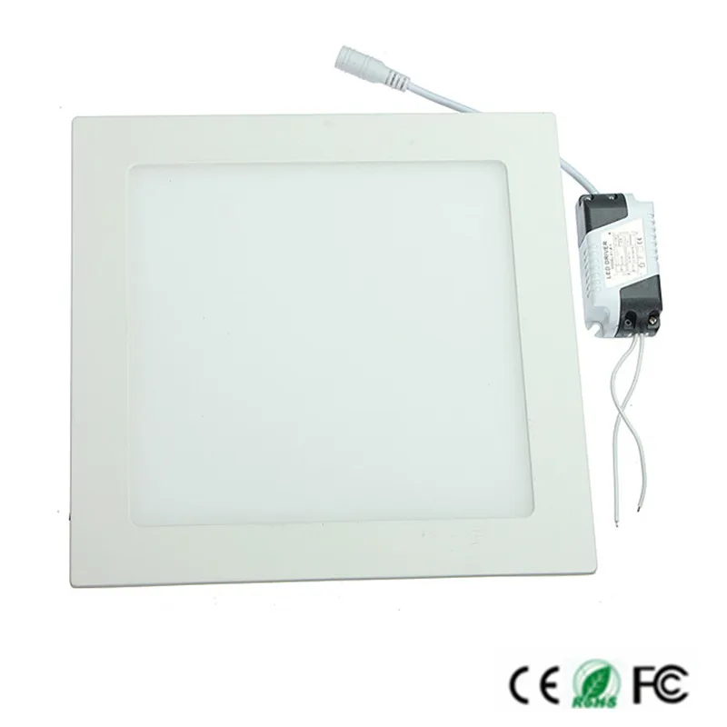 

LED Downlight 4W 6W 9W 12W 15W 25W Square Ultra thin SMD 2835 Power Driver Ceiling Panel Lights Cool/Natural/Warm White 85-265V