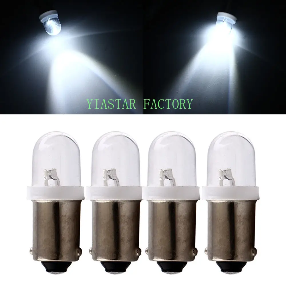 Yiastar 1000 шт. Ba9s 1895 57 T4W 182 1445 1 светодиодный Белый купол инструмент интерьер