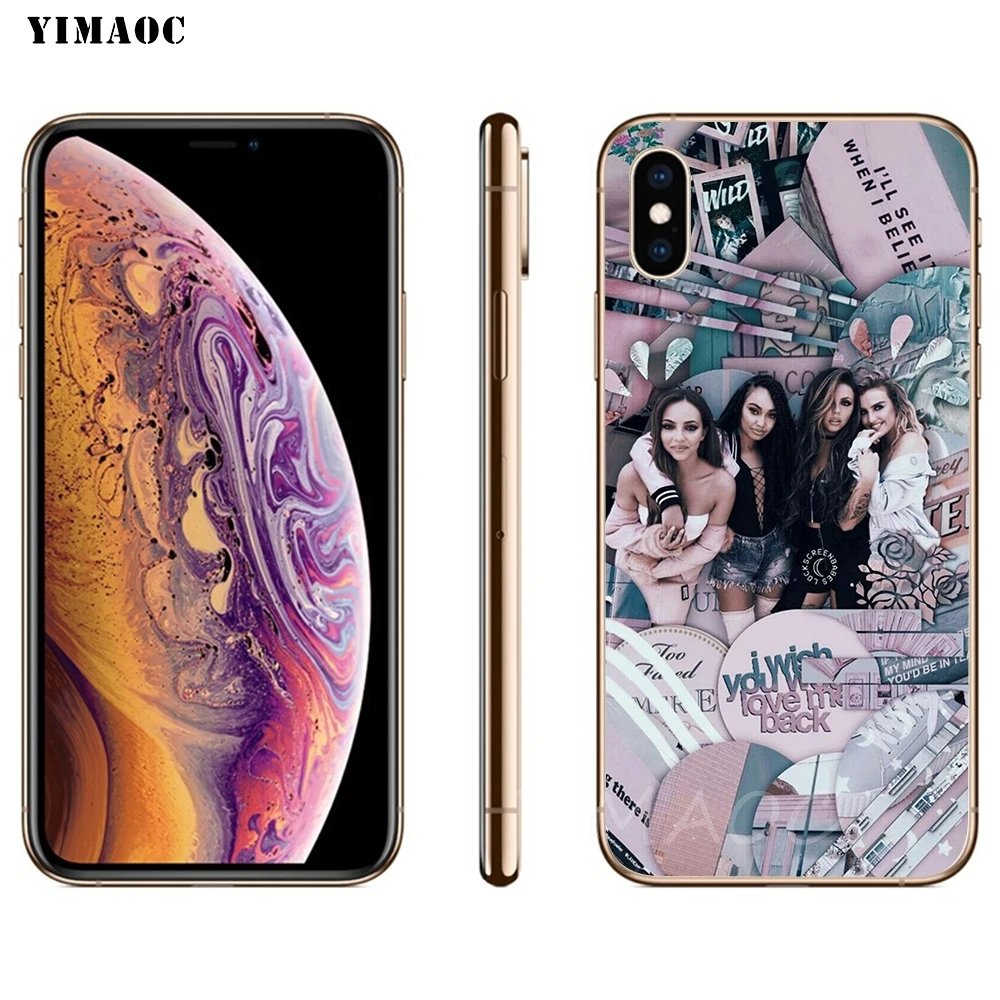 Мягкий чехол YIMAOC из ТПУ и силикона для iPhone 8 7 6 6S Plus 5 5S SE X XR XS 11 Pro Max |