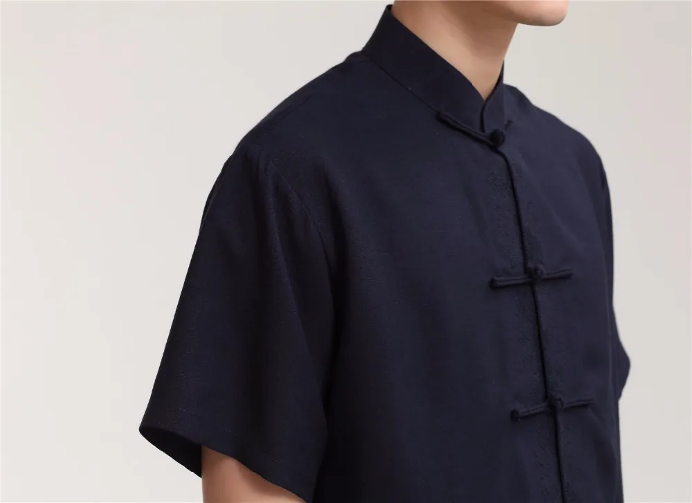 2021 новый китайский Тай Чи однотонные розовые однобортный человек с коротким