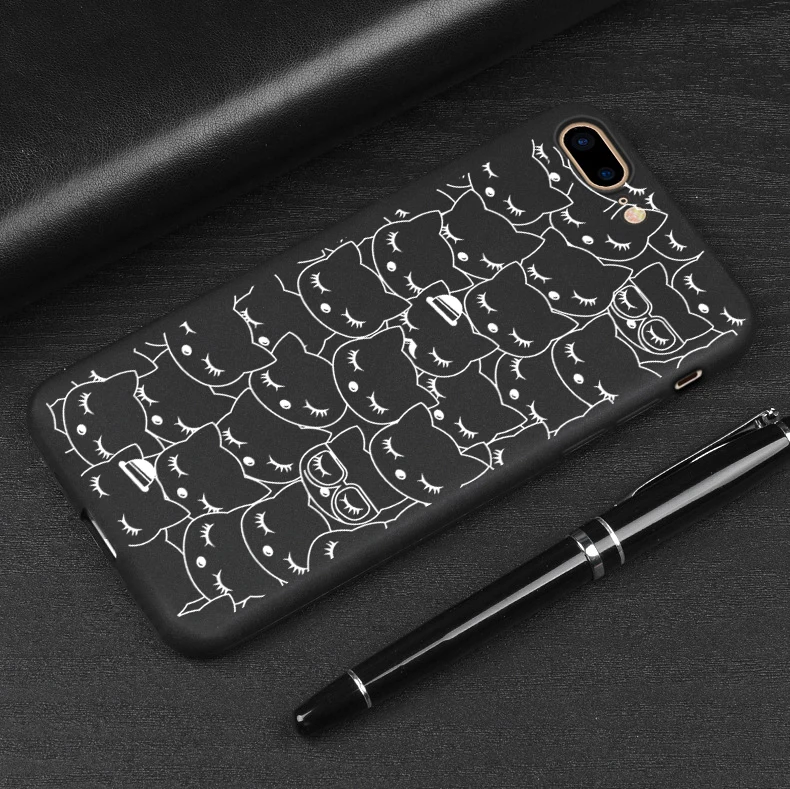 05 3D рельефный Мягкий силиконовый чехол с сердечком для iPhone 5 s SE X, чехол для телефона для iPhone 6S 6 7 8 Plus XS Max XR 11Pro, Матовые чехлы - Цвет: 05