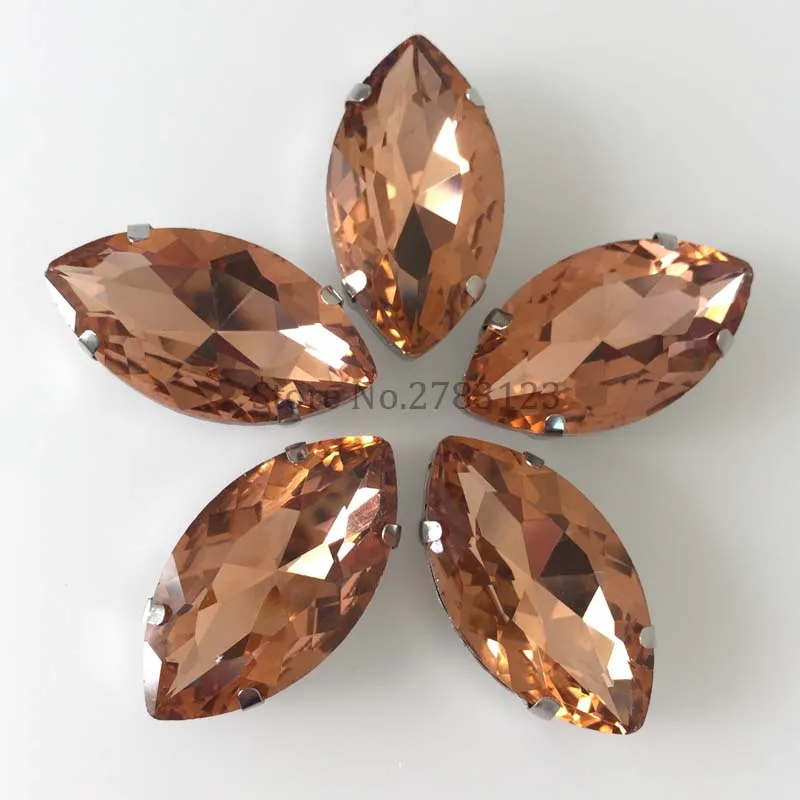 Стразы всех размеров в форме конского глаза красного цвета стеклянные кристаллы