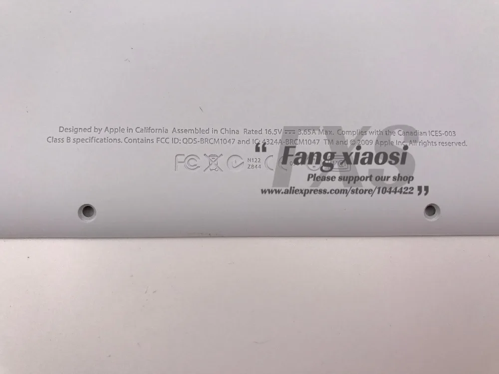 Настоящая Новинка для Macbook Unibody A1342 задняя крышка 13 3 &quotцвет белый 2009 Бесплатная
