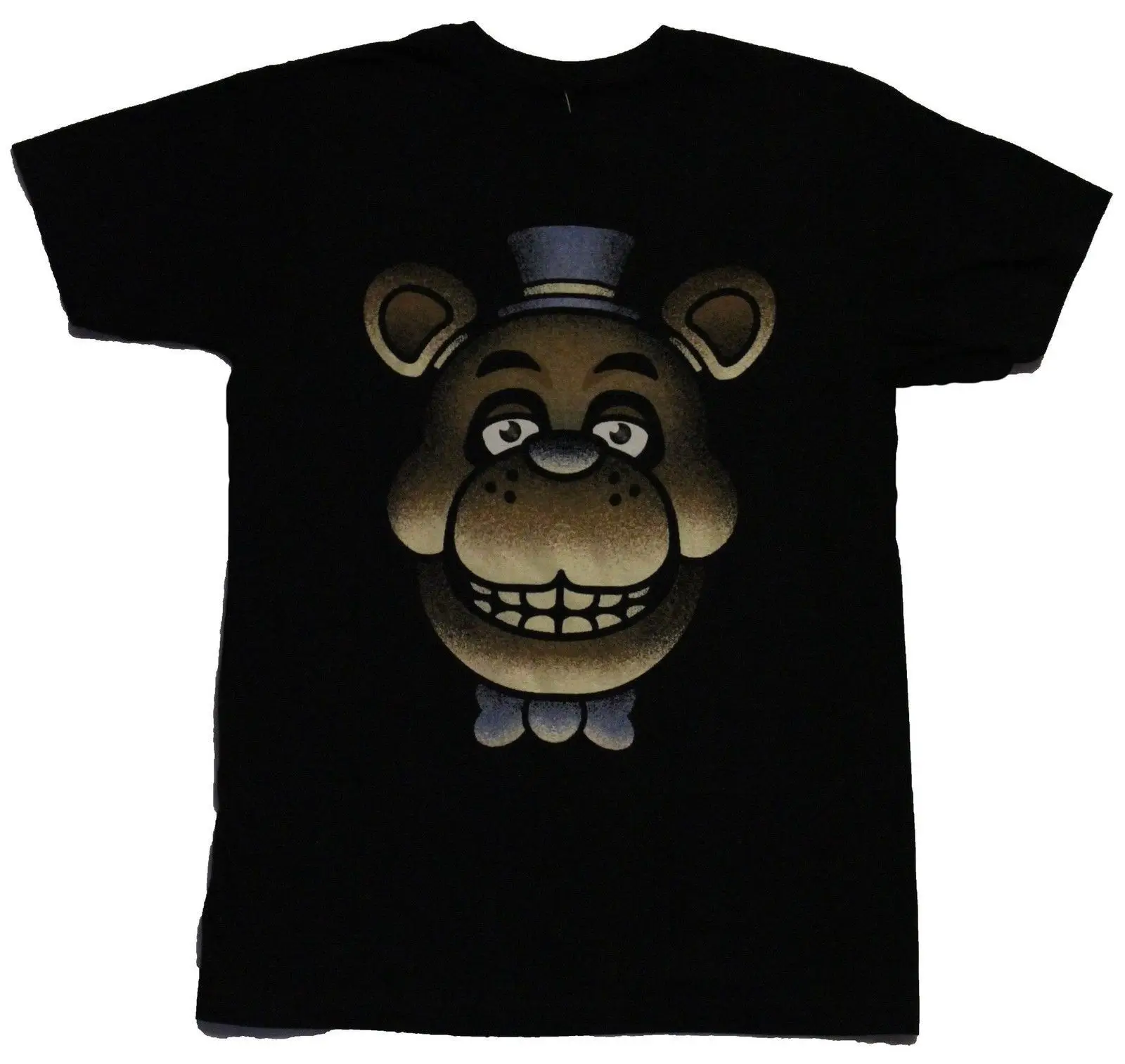 Five Nights at Freddy's Мужская футболка Freddy Fazbear Grinning in Shadow Imag мультяшная Футболка