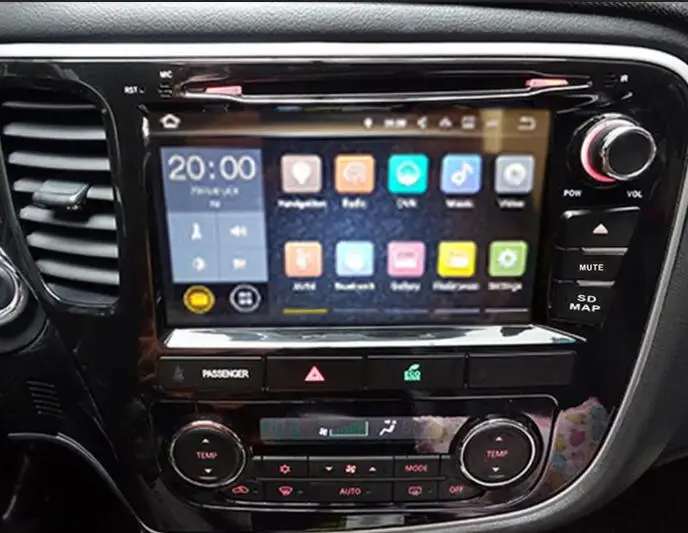 Ips DSP 3/4G Android8.1 8 ядра, 4 Гб Ram, 64 ГБ Rom, автомобильный DVD gps для Mitsubishi Outlander- мультимедийный плеер стерео радио