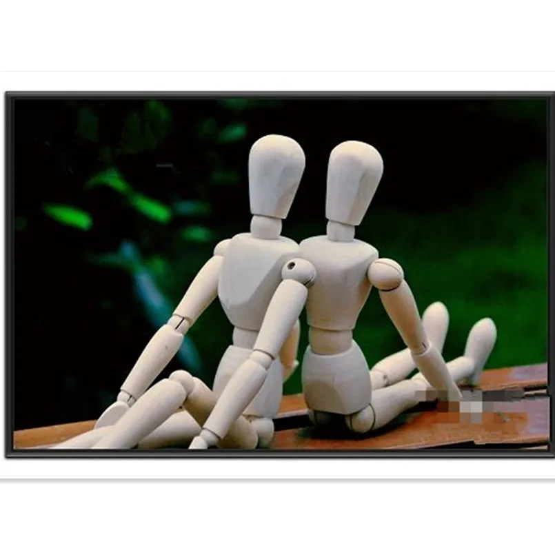 Лидер продаж деревянный манекен художника шарнирный ручная блокировка 30 см