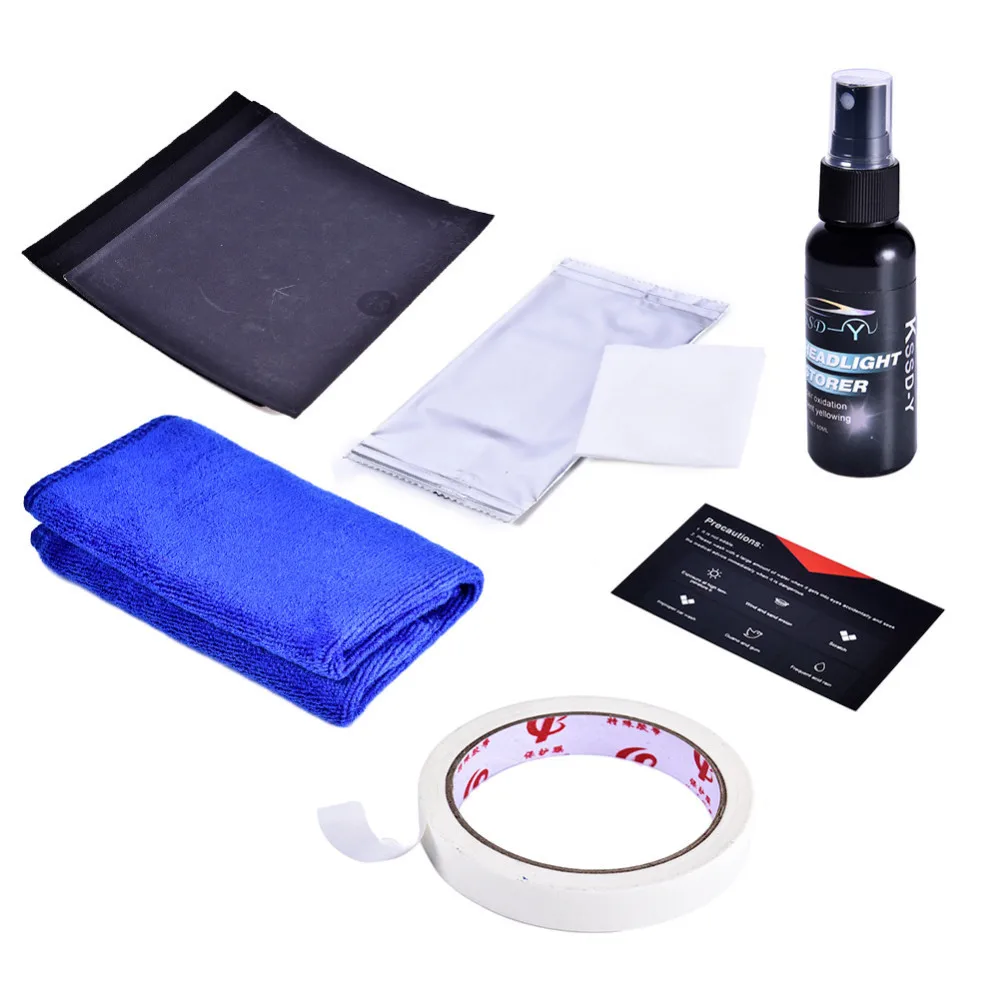 50 мл Ремонтный агент для автомобильных фар покрытия реставрация линз комплект