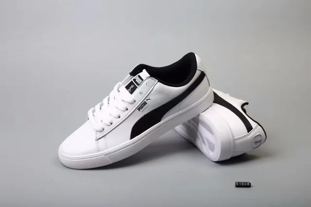 2018 оригинальные BTS x Puma совместной работы Court Star Корея Женщины курсант обувь