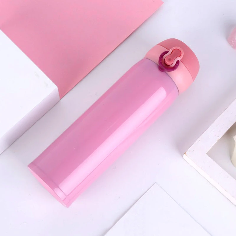 Цветная бутылка для воды BPA Free Gold термос нержавеющая сталь Вакуумная чашка-термос портативная Спортивная бутылка для питья подарок Любителя