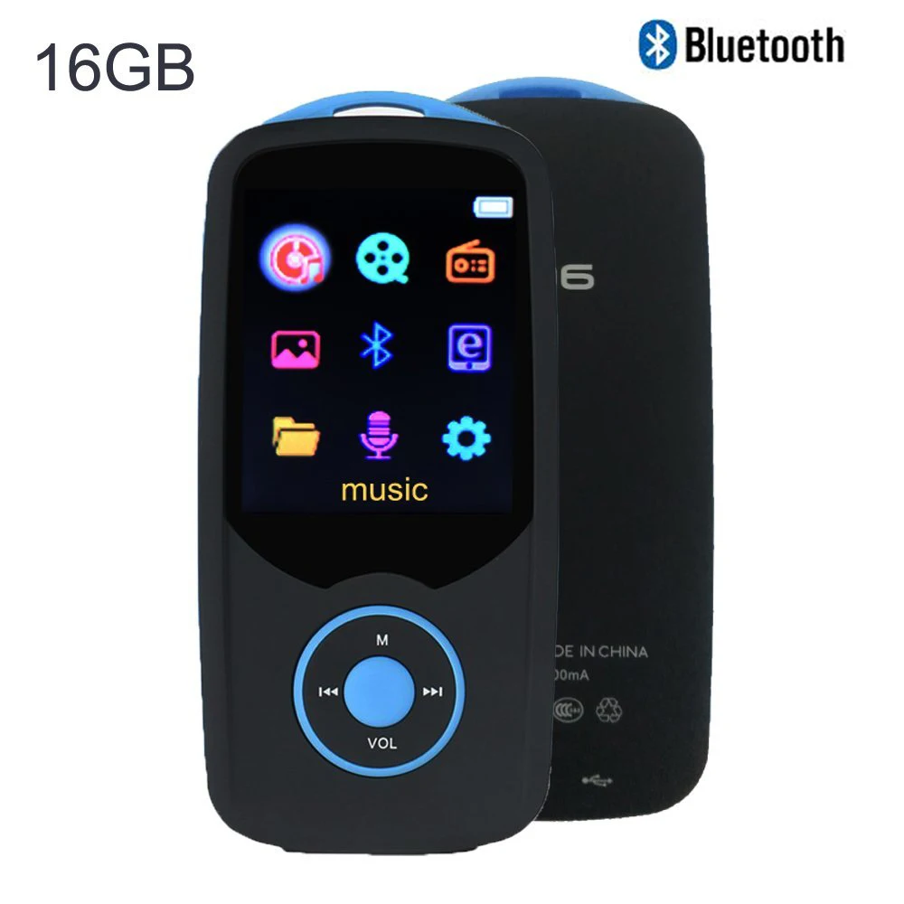Обновленная версия, RUIZU X06 Bluetooth 4,0 MP3 музыкальный плеер, цветное меню, экран, высокое качество, без потерь, с fm-радио, рекордер