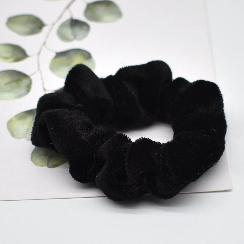 fashion Ponytail Scarf Elastic Hair Rope for Women Hair Bow Ties Scrunchies Hair Bands Flower Print Ribbon Hairbands - Цвет: 24