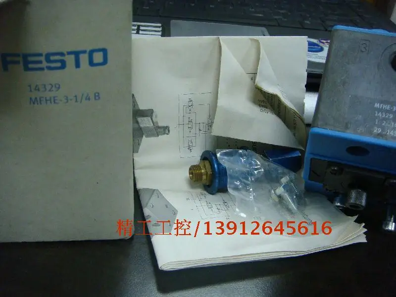[SA] New original spot! Original genuine FESTO solenoid valve 14329 MFHE-3-1/4-B in kind | Обустройство дома