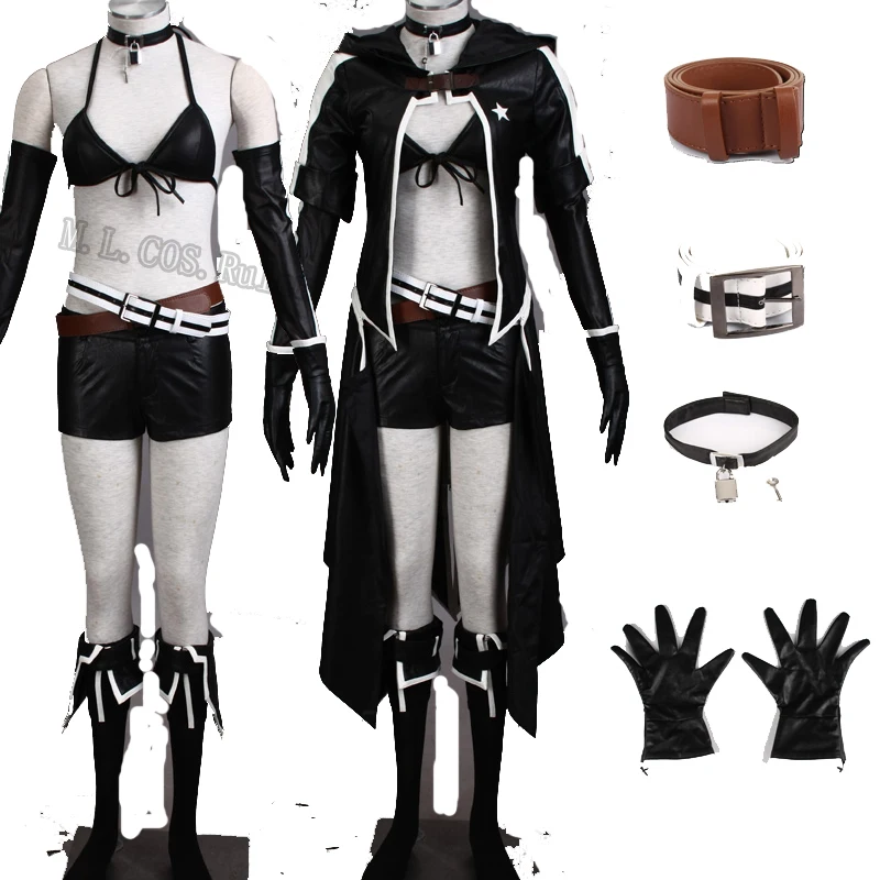 Новое поступление VOCALOID Мику Black Rock Shooter Косплэй костюм на заказ пикантные красивые
