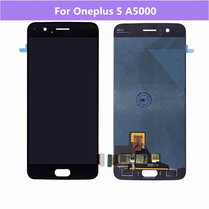 ЖК-дисплей и кодирующий преобразователь сенсорного экрана в сборе для Oneplus 1+ A0001 A2001 A3000 A3010 A5000 A5010 A6000 A6010 ЖК-дисплей Экран для Oneplus 5/5 T