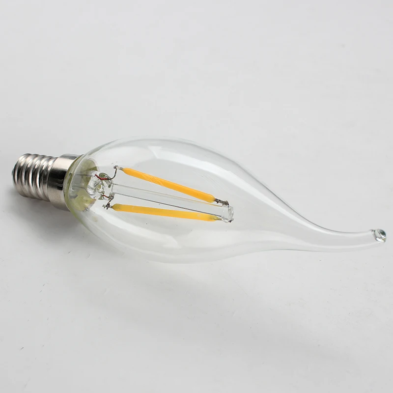 2 Вт 4 6 стеклянная люстра из прозрачного стекла Заменить свечу свет лампы