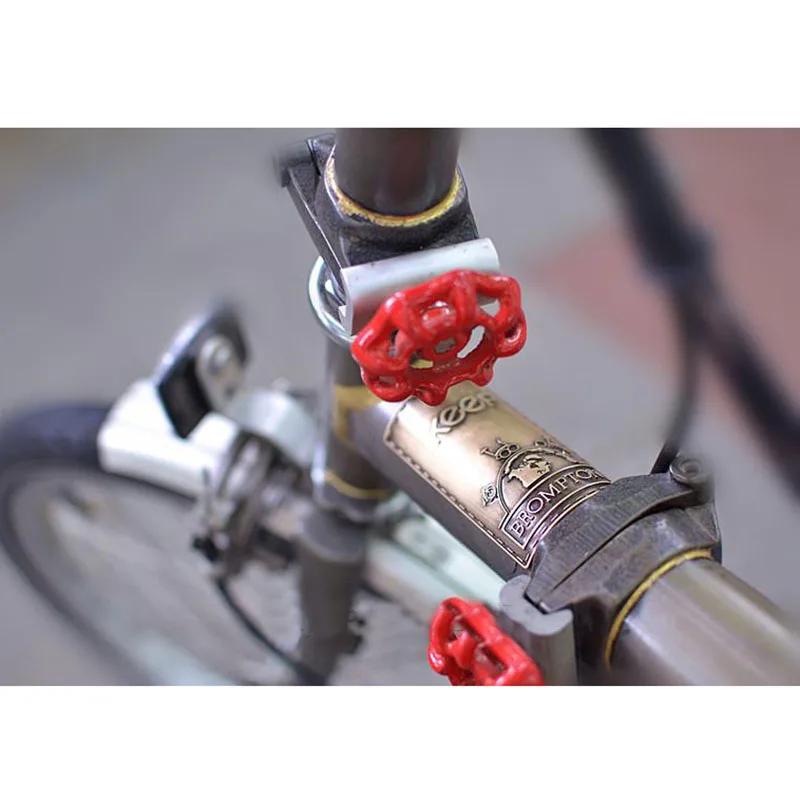 Frame sticker Велосипедная металлическая головка, знак, вынос руля, наклейка для Brompton, складной велосипед, ручная работа, на заказ - Цвет: Frame sticker